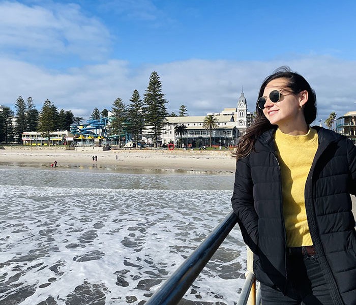 Estudiante española en Adelaida, Australia